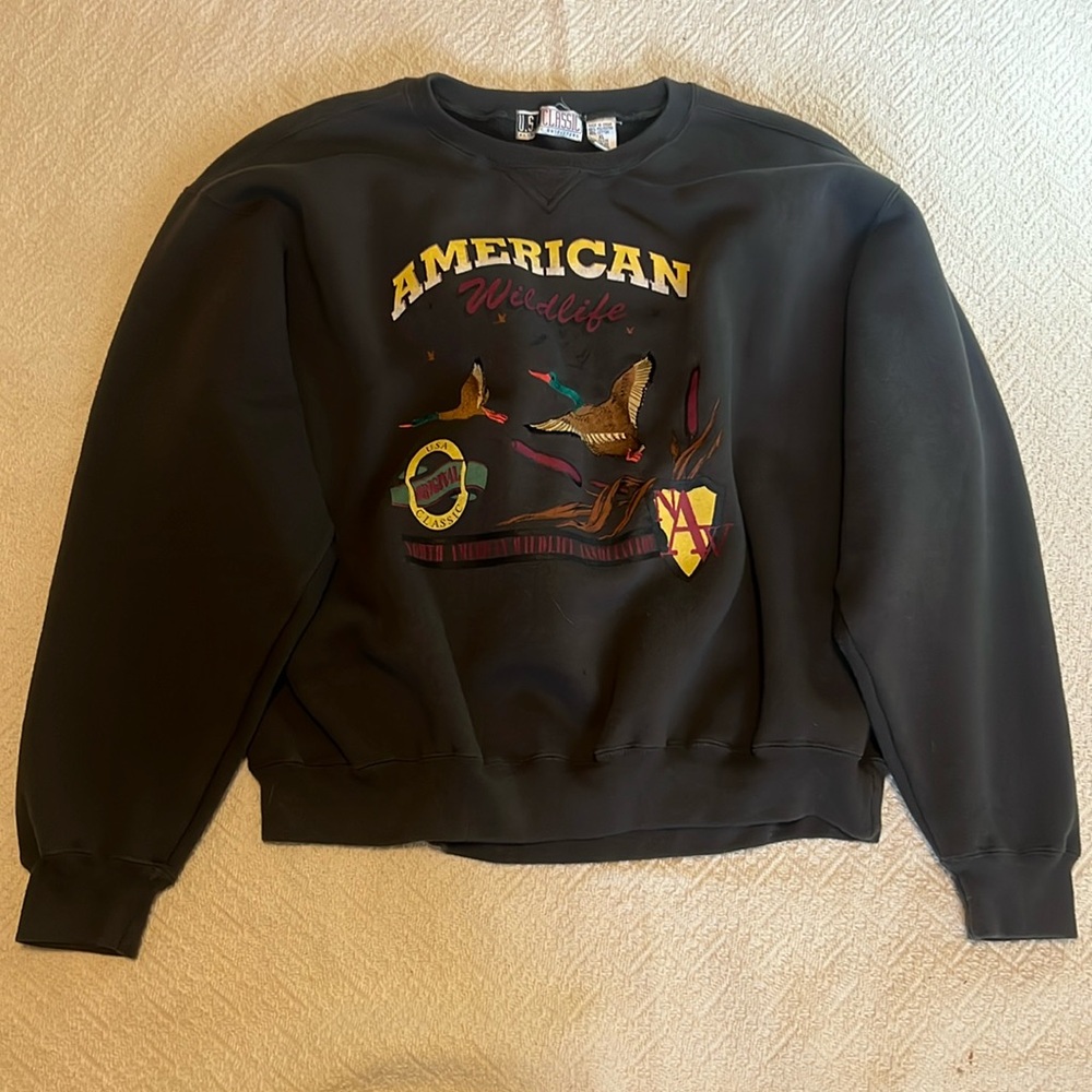 Men’s XL sweat shirt
Good condition wore on a few camping trips